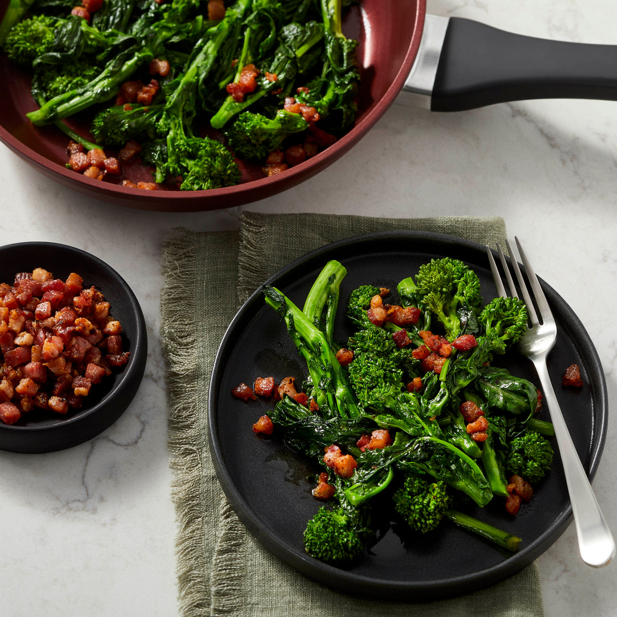 Rapini with Pancetta – Paderno