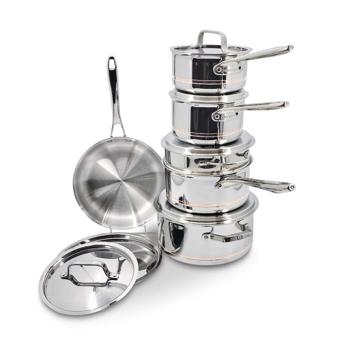 リー　コリンシアンセット Canadian Professional 12-Piece 5-Ply Copper Core Cookware Set