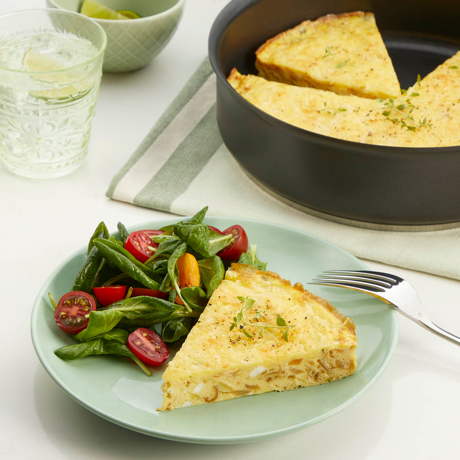 Caramelized Onion and Gruyere Frittata