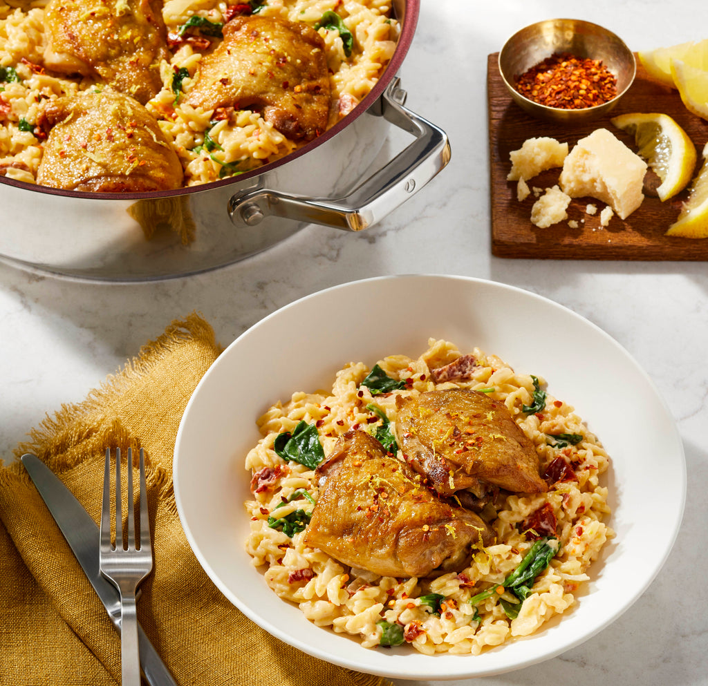 Creamy Chicken Orzo