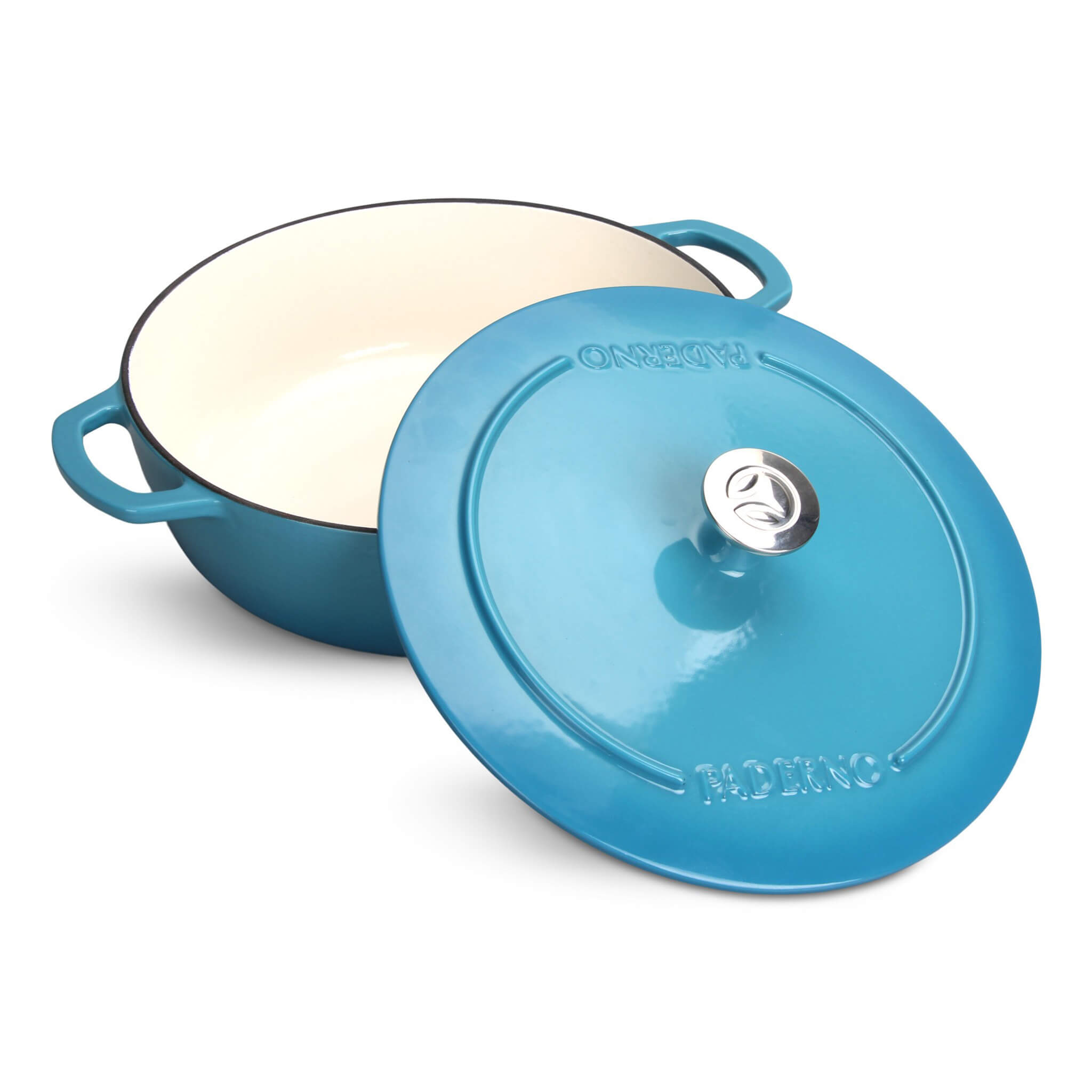 Atlantic Blue Cast Iron L Braiser – Paderno