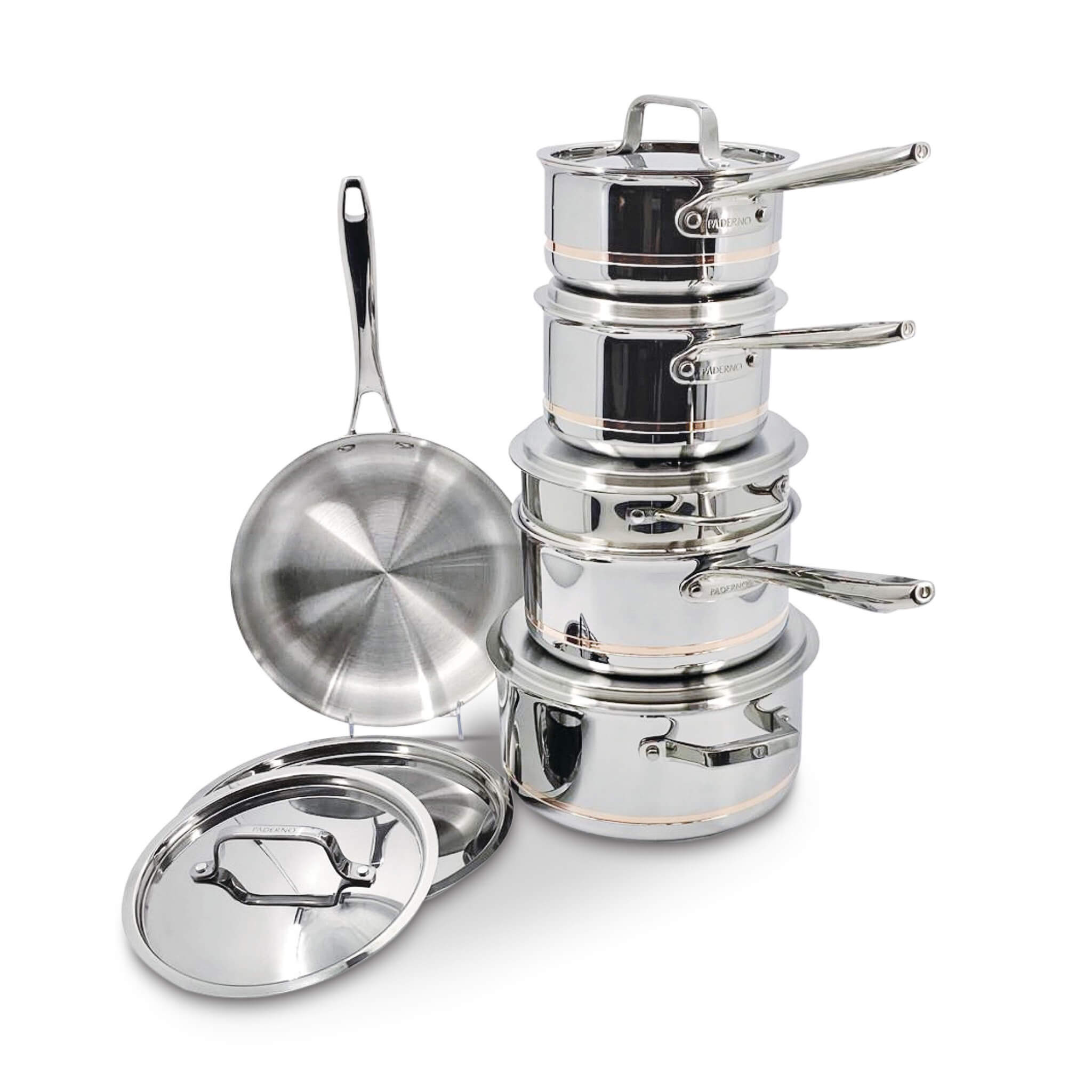 Canadian Professional 12-Piece 5-Ply Copper Core Cookware Set