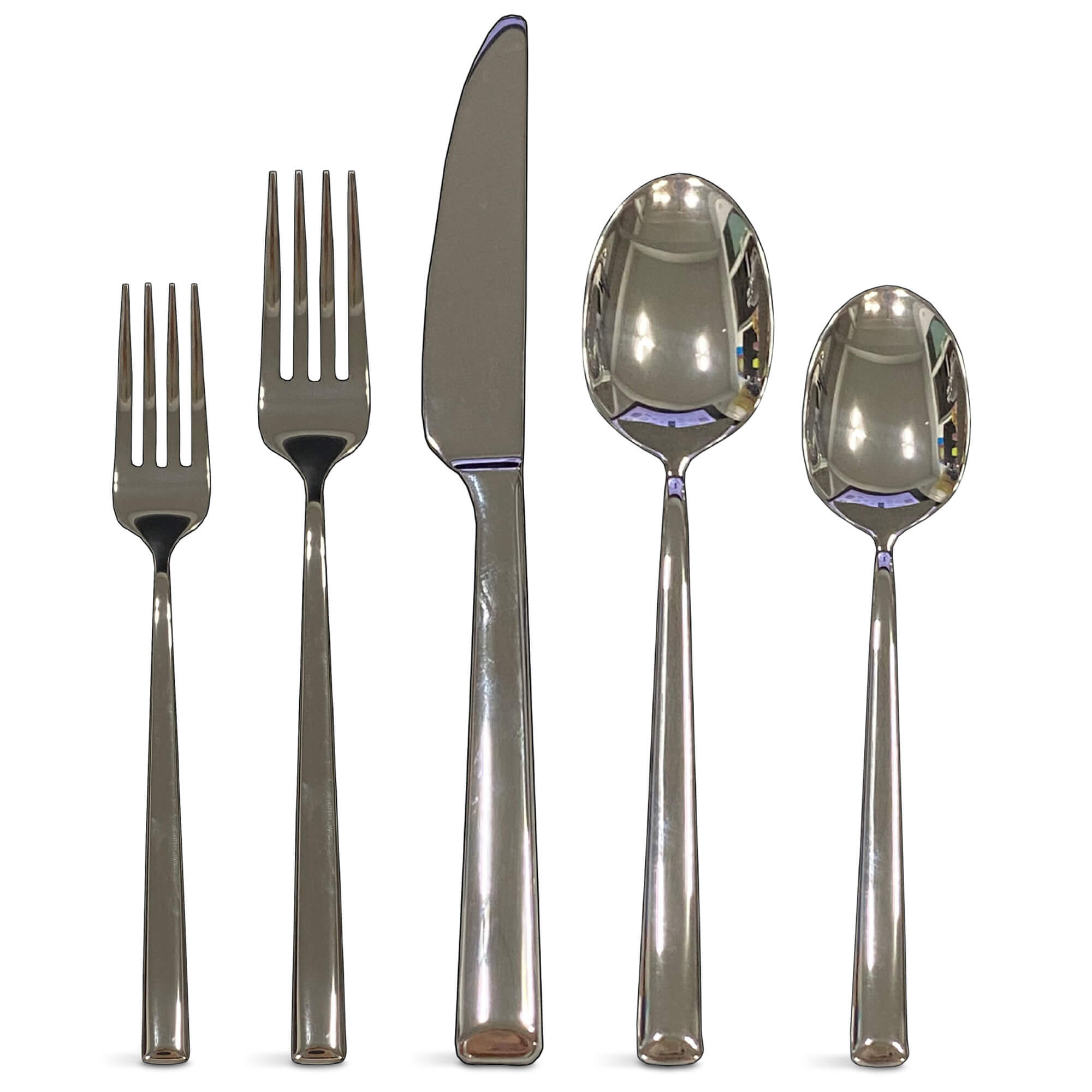 Alberton 60 Piece Flatware Set, Mirror Finish