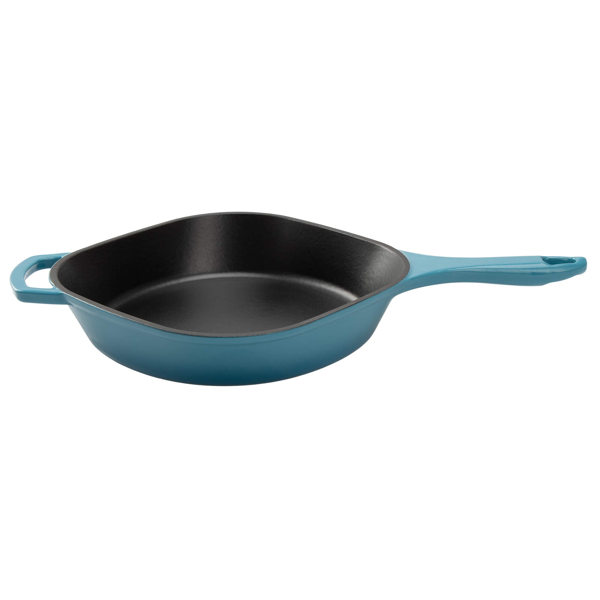 Enameled Cast Iron Frying Pan, Atlantic Blue, 10-in