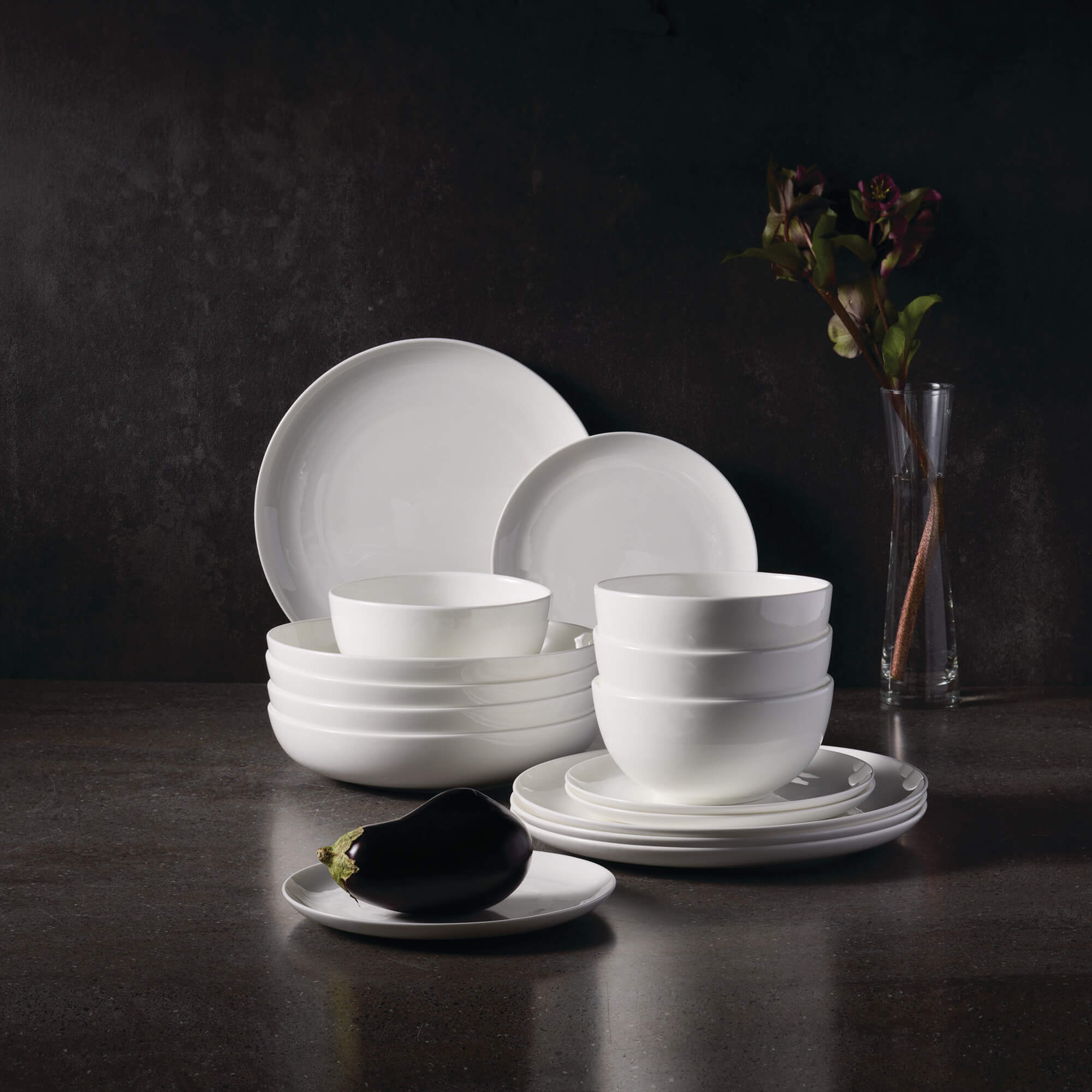 Alliston 16-Piece Bone China Dinnerware Set