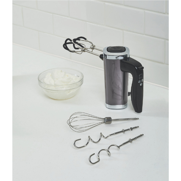 PADERNO Variable Speed Corded Hand Blender w/ Vortex Blade, Black