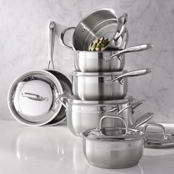 Classic 11-Piece Stainless Steel Cookware Set