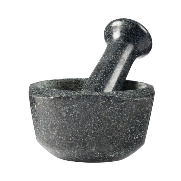 Mortier et pilon en granit de 4 1/2 – Paderno