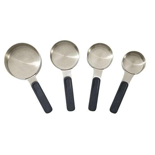 PADERNO Stainless Steel Measuring Cups with Magnetic Handle, 4-pc