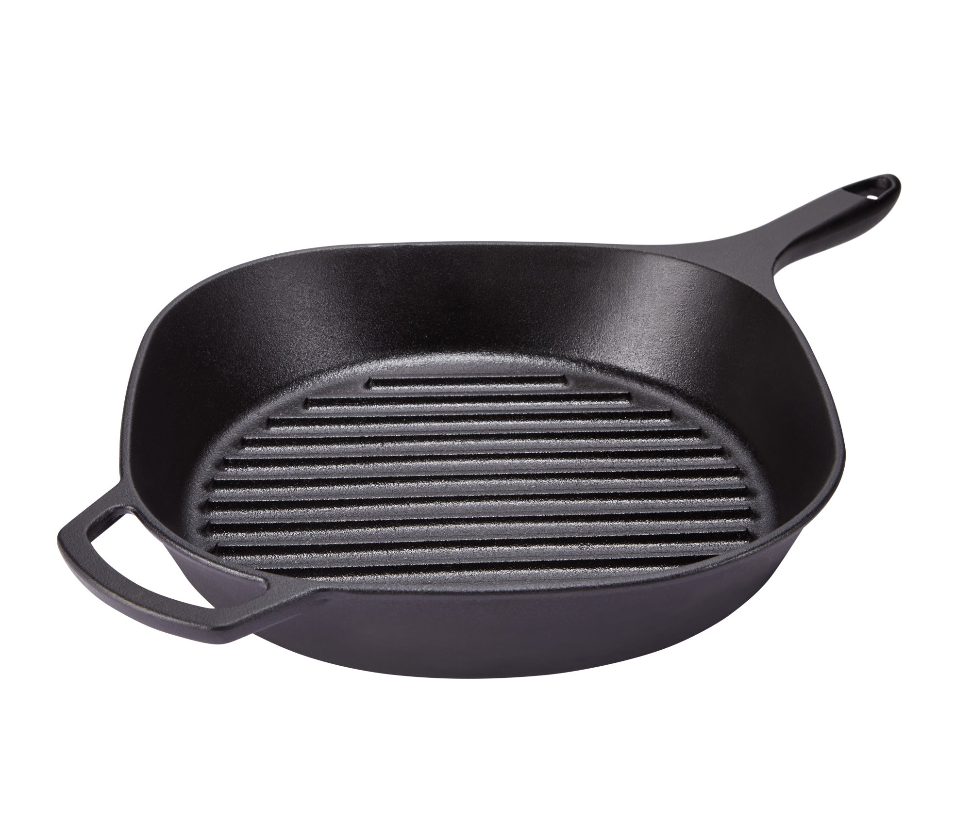 Pre-Seasoned Cast Iron Reversible Grill and Griddle – Paderno