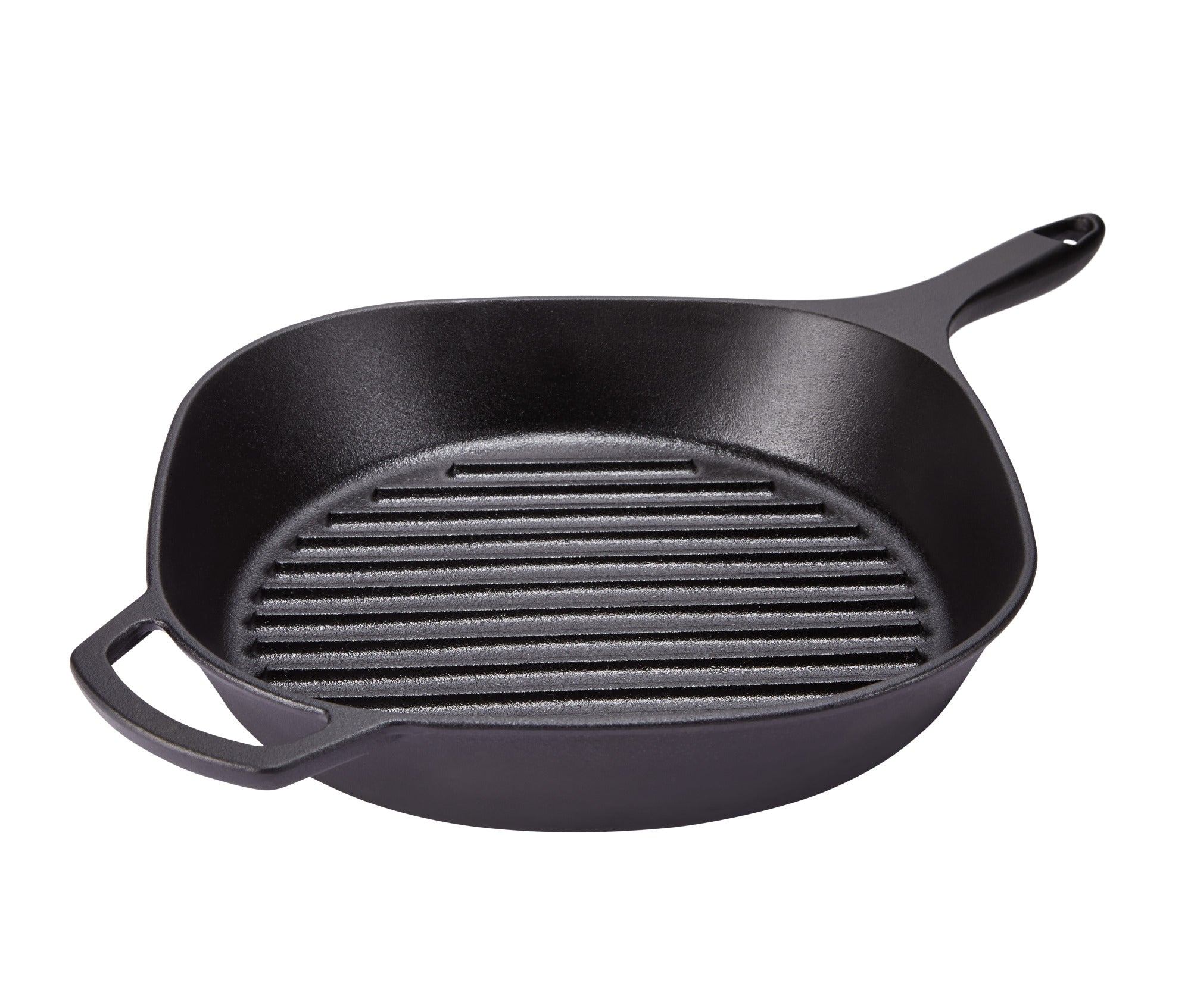 12" Pre-Seasoned Cast Iron Grill Pan