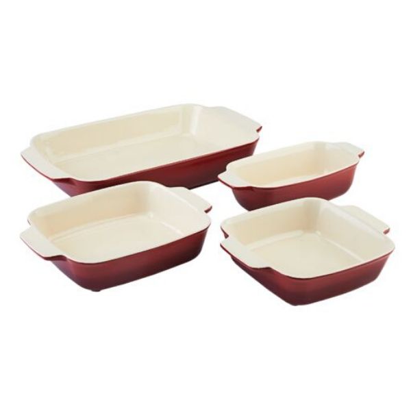 Signature Smart-Stacking Ceramic Bakeware Set, 4-Pc – Paderno