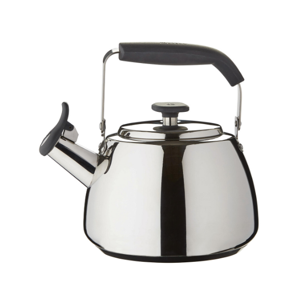 Polished Stainless Steel Stovetop Kettle