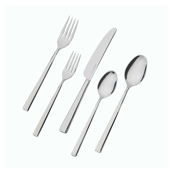 Laurier 20 Piece Flatware Set, Polished Finish