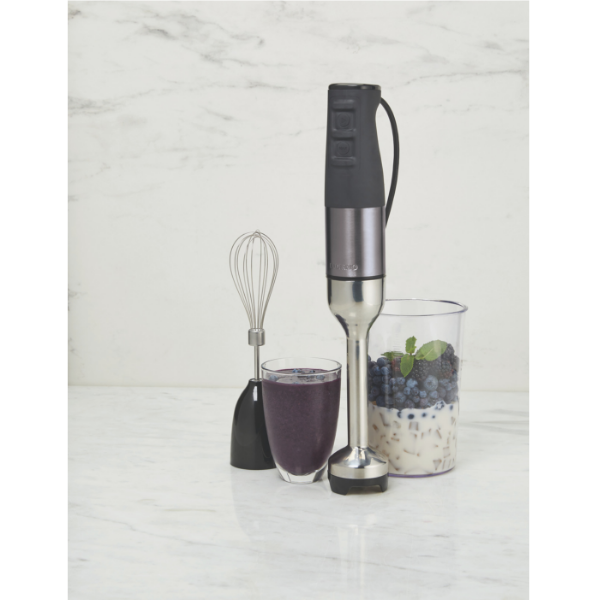 PADERNO 2-Speed Corded Hand Blender w/ Vortex Blade, Black