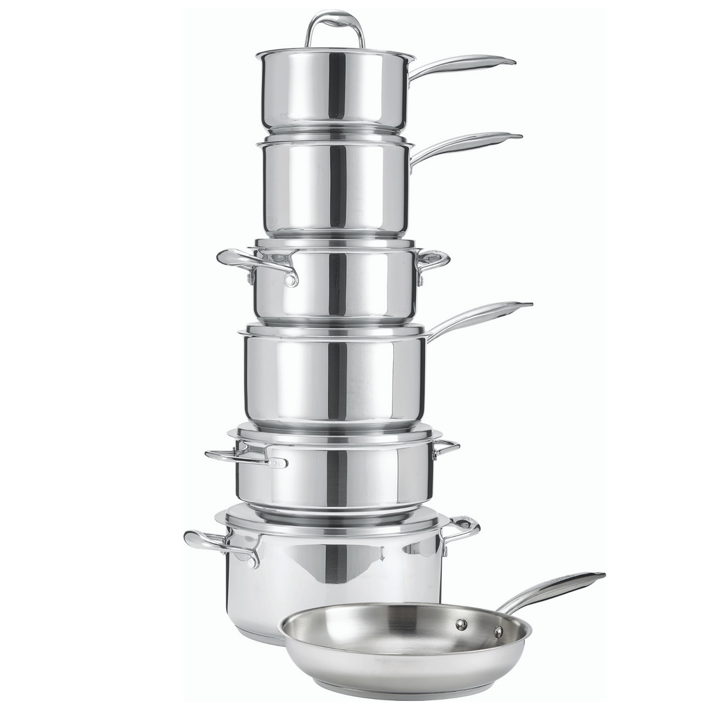 Canadian Signature 13-Piece Stainless Steel Cookware Set 