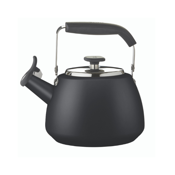 Stormy Black Stainless Steel Stovetop Kettle
