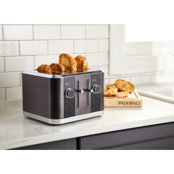 4 Slice Even Heat Toaster Paderno