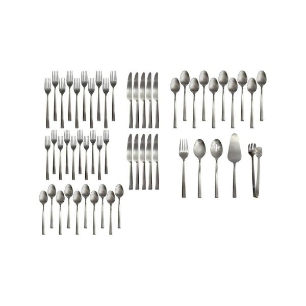 Laurier Polished Finish 55 Piece Flatware Set 