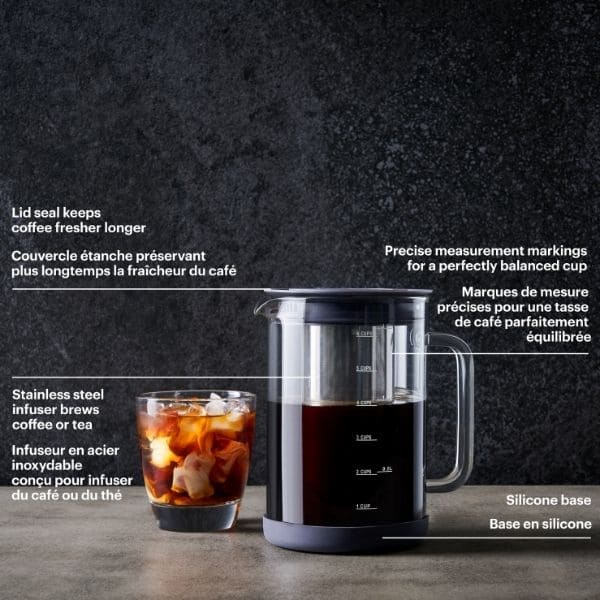 Cold brew coffee infuser top