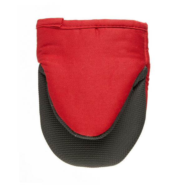 Neoprene Red Mini Oven Mitts. 2 Pack Short Small Cotton Half