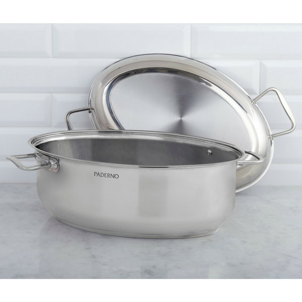Stainless Steel Multi Roaster with Removable Rack Paderno