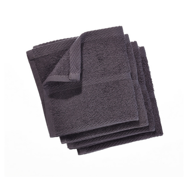 PADERNO Terry Dishcloth 4-Pack, Charcoal