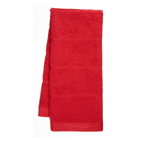 Deep sale red towels