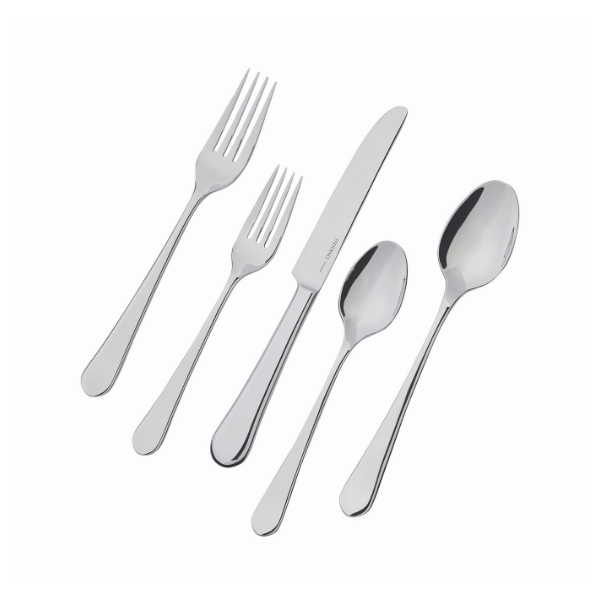 Café à feuilles en acier inoxydable Signing Spoon Food Table Volent fourche  (cuillère) 10 PCS